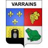 Varrains 49 ville sticker blason écusson autocollant adhésif
