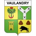 Vaulandry 49 ville sticker blason écusson autocollant adhésif