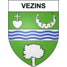 Vezins 49 ville sticker blason écusson autocollant adhésif