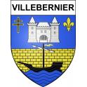 Stickers coat of arms Villebernier adhesive sticker