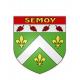 Semoy Sticker wappen, gelsenkirchen, augsburg, klebender aufkleber