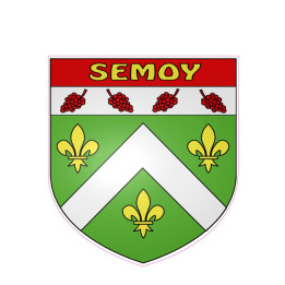 Pegatinas escudo de armas de Semoy adhesivo de la etiqueta engomada