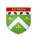 Pegatinas escudo de armas de Semoy adhesivo de la etiqueta engomada