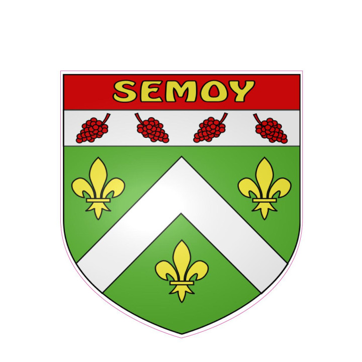 Stickers coat of arms Semoy adhesive sticker