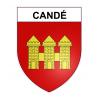 Stickers coat of arms Candé adhesive sticker