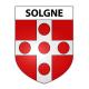 Solgne Sticker wappen, gelsenkirchen, augsburg, klebender aufkleber