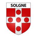 Solgne Sticker wappen, gelsenkirchen, augsburg, klebender aufkleber
