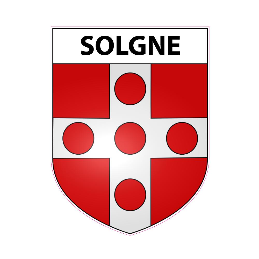 Stickers coat of arms Solgne adhesive sticker