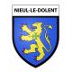 Pegatinas escudo de armas de Nieul-le-Dolent adhesivo de la etiqueta engomada