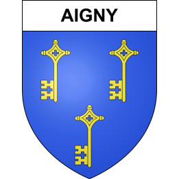 Aigny Sticker wappen, gelsenkirchen, augsburg, klebender aufkleber