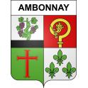 Ambonnay Sticker wappen, gelsenkirchen, augsburg, klebender aufkleber