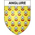 Anglure 51 ville sticker blason écusson autocollant adhésif