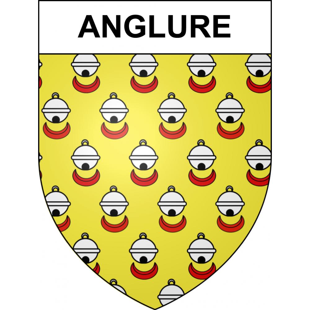 Anglure 51 ville sticker blason écusson autocollant adhésif