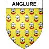 Anglure 51 ville sticker blason écusson autocollant adhésif