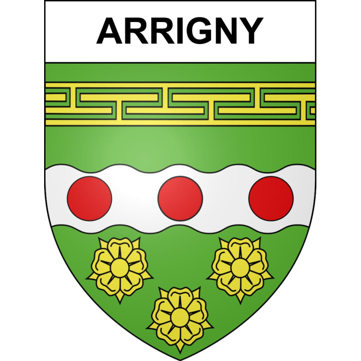 Arrigny Sticker wappen, gelsenkirchen, augsburg, klebender aufkleber