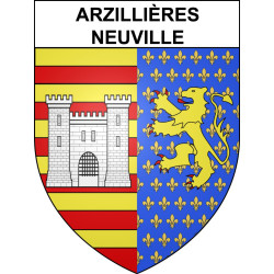 Adesivi stemma Arzillières-Neuville adesivo