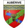 Aubérive Sticker wappen, gelsenkirchen, augsburg, klebender aufkleber