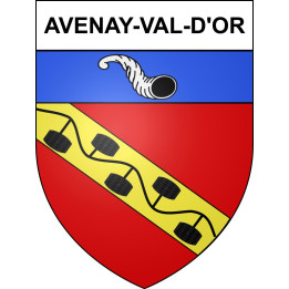 Stickers coat of arms Avenay-Val-d'Or adhesive sticker