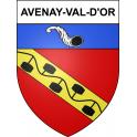 Avenay-Val-d'Or 51 ville sticker blason écusson autocollant adhésif