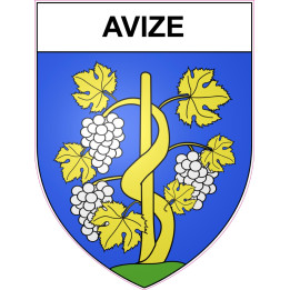 Avize Sticker wappen, gelsenkirchen, augsburg, klebender aufkleber