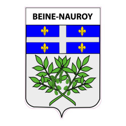 Beine-Nauroy Sticker wappen, gelsenkirchen, augsburg, klebender aufkleber