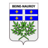 Beine-Nauroy Sticker wappen, gelsenkirchen, augsburg, klebender aufkleber