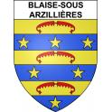 Blaise-sous-Arzillières 51 ville sticker blason écusson autocollant adhésif