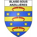 Stickers coat of arms Blaise-sous-Arzillières adhesive sticker