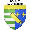Stickers coat of arms Bouchy-Saint-Genest adhesive sticker