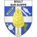 Boult-sur-Suippe 51 ville sticker blason écusson autocollant adhésif