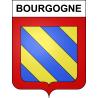 Pegatinas escudo de armas de Bourgogne adhesivo de la etiqueta engomada