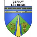 Stickers coat of arms Cernay-lès-Reims adhesive sticker