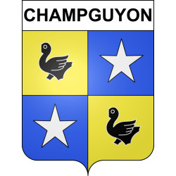 Adesivi stemma Champguyon adesivo