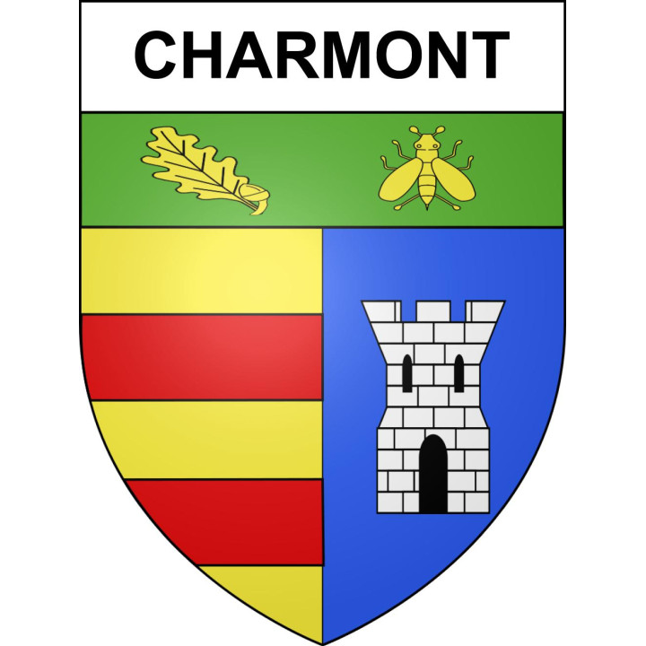 Charmont Sticker wappen, gelsenkirchen, augsburg, klebender aufkleber