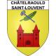 Châtelraould-Saint-Louvent 51 ville sticker blason écusson autocollant adhésif