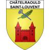 Stickers coat of arms Châtelraould-Saint-Louvent adhesive sticker
