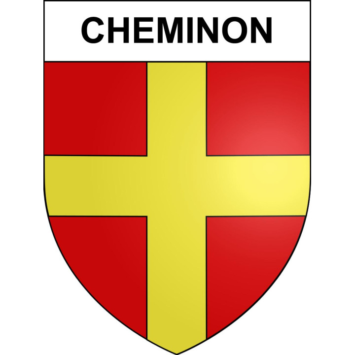 Stickers coat of arms Cheminon adhesive sticker