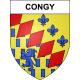 Congy 51 ville sticker blason écusson autocollant adhésif