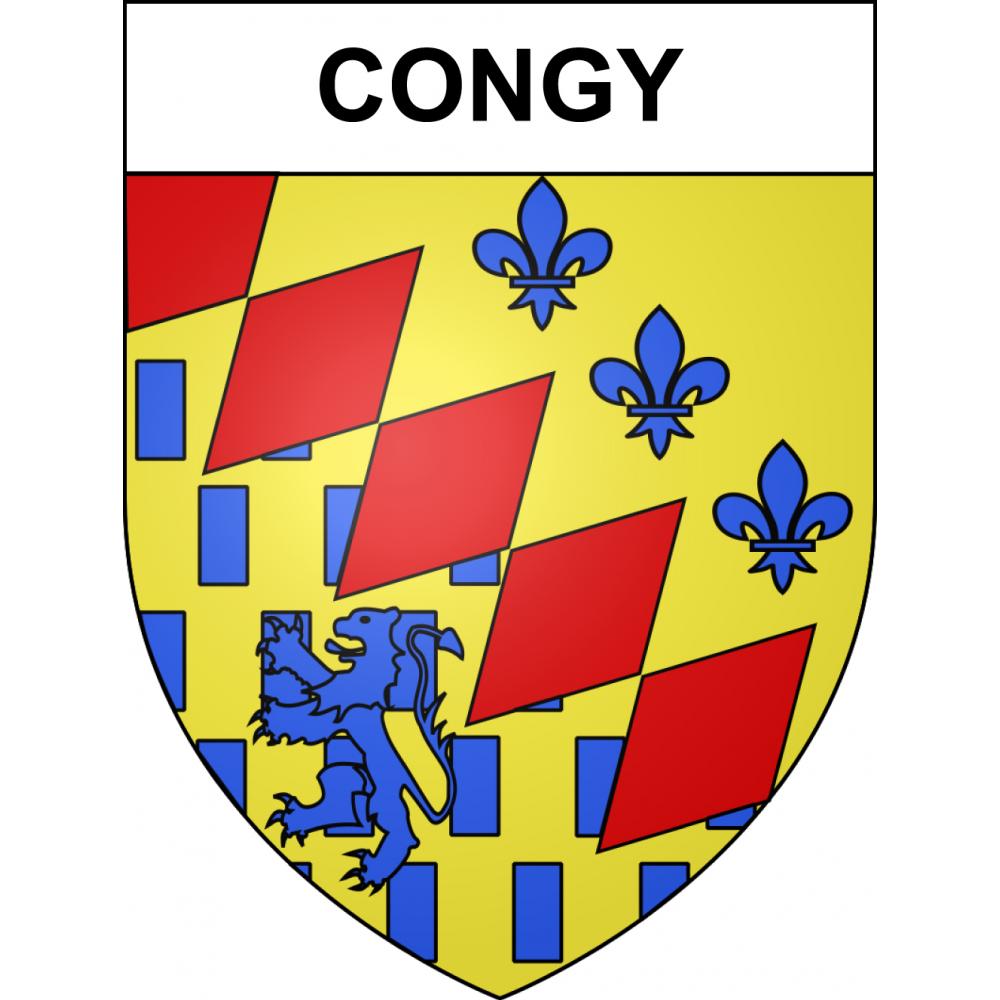 Congy 51 ville sticker blason écusson autocollant adhésif