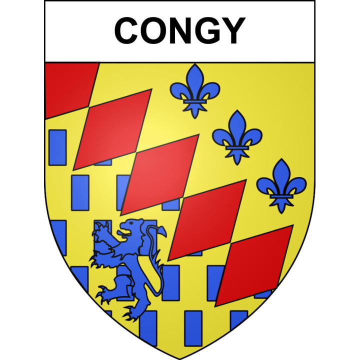 Congy Sticker wappen, gelsenkirchen, augsburg, klebender aufkleber