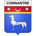 Pegatinas escudo de armas de Connantre adhesivo de la etiqueta engomada