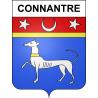 Pegatinas escudo de armas de Connantre adhesivo de la etiqueta engomada