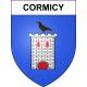Cormicy 51 ville sticker blason écusson autocollant adhésif
