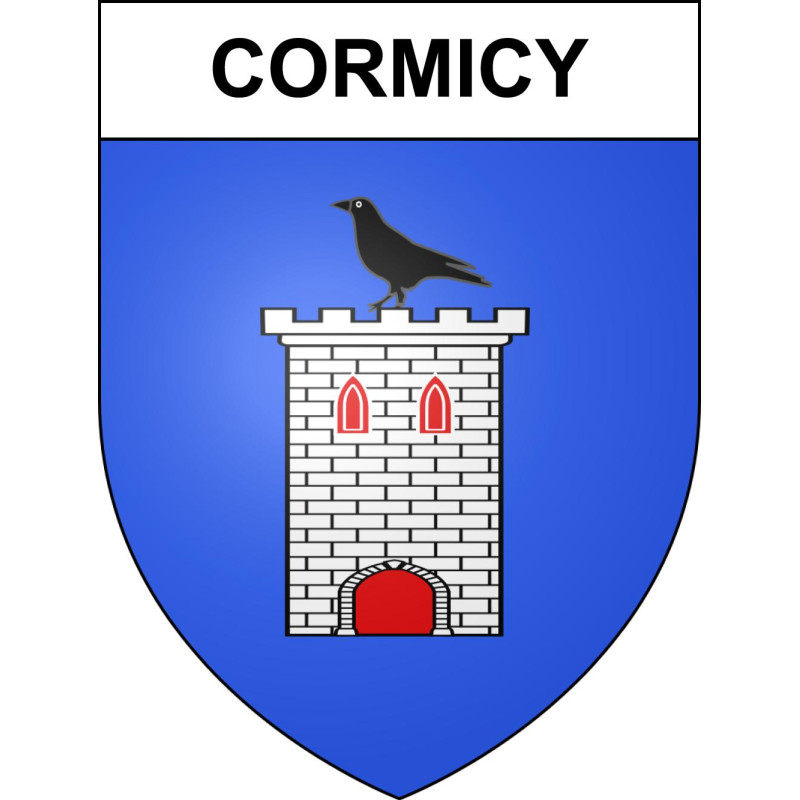 Stickers coat of arms Cormicy adhesive sticker