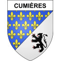 Cumières Sticker wappen, gelsenkirchen, augsburg, klebender aufkleber