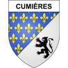 Cumières 51 ville sticker blason écusson autocollant adhésif
