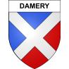 Damery Sticker wappen, gelsenkirchen, augsburg, klebender aufkleber
