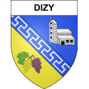 Dizy Sticker wappen, gelsenkirchen, augsburg, klebender aufkleber