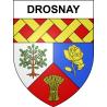 Drosnay Sticker wappen, gelsenkirchen, augsburg, klebender aufkleber