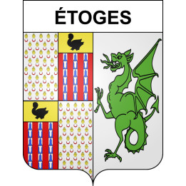 Étoges Sticker wappen, gelsenkirchen, augsburg, klebender aufkleber